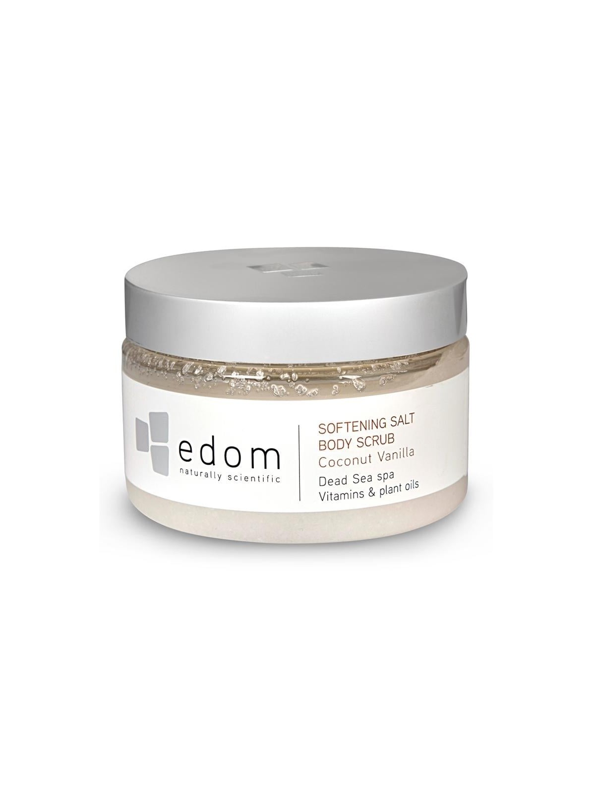 Edom Softening Dead Sea Salt Body Scrub - Coconut Vanilla
